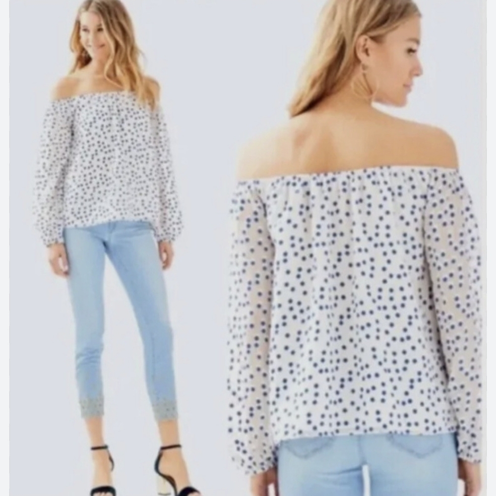 Lilly Pulitzer Lou Lou -  Off-Shoulder Top
